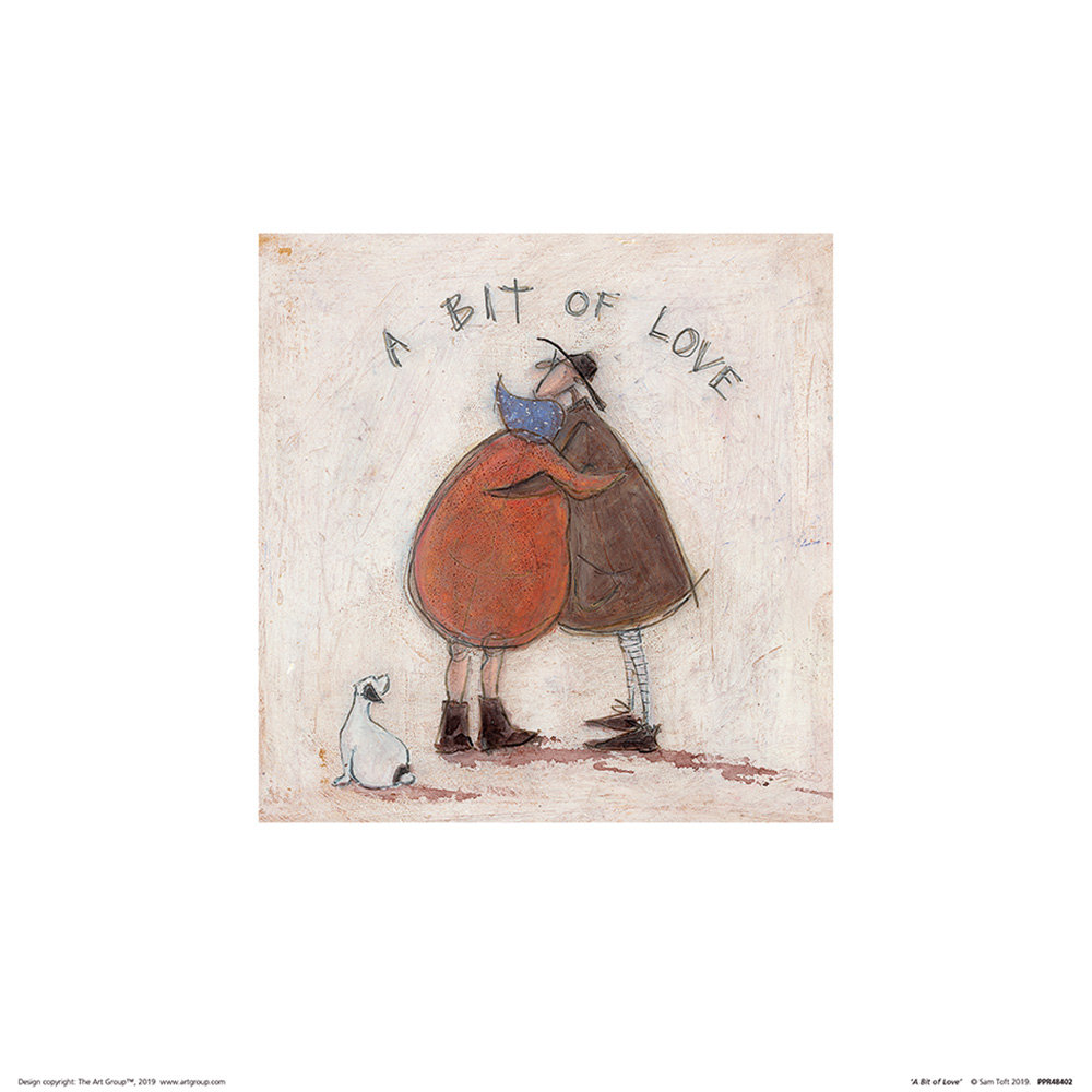A Bit of Love by Sam Toft - Unframed Painting Print on Paper
