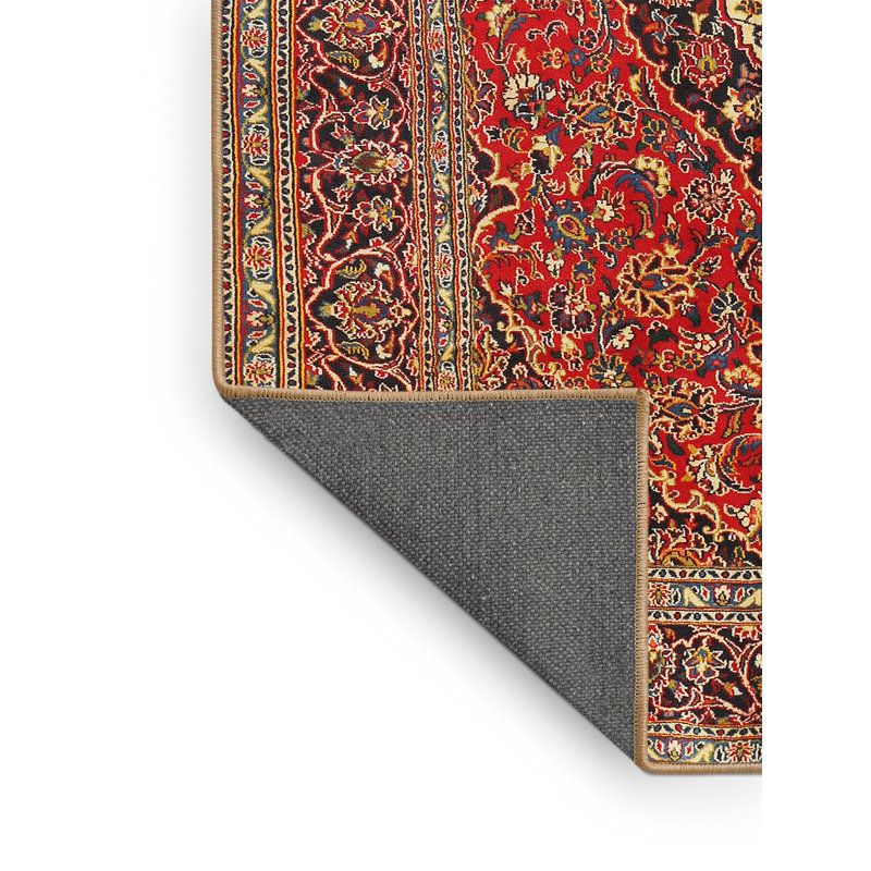 Tapis traditionnel marron / noir, Rectangle 2 pi x 5 pi