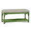 Summer Retreat Wicker Shelf Storage Bench-71425204-86505832
