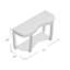 Console en bois massif 51 po Payakumbuh