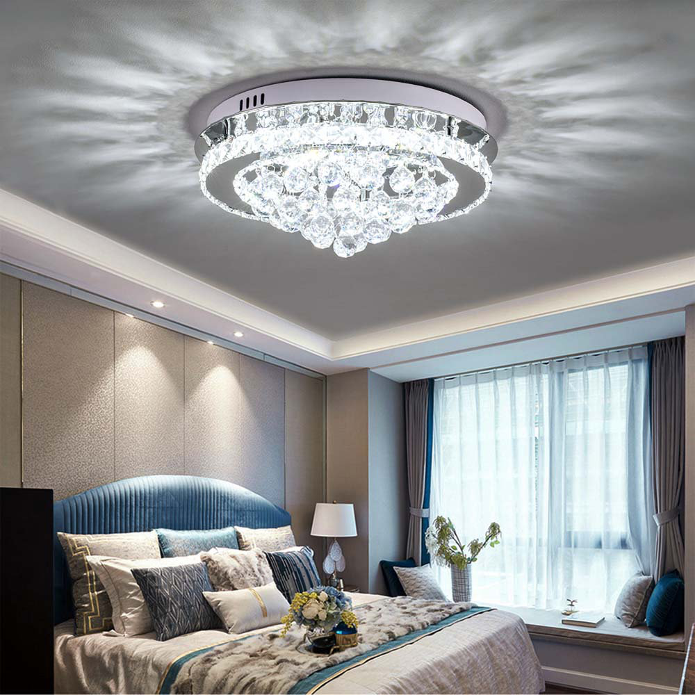 Hurt 40Cm LED Crystal Integrated Flush Mount Light