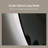65" H x 24" W Dolphin-Shaped Frameless LED Full Length Mirror, 3 Color Lighting, Clear White Glass, Explosion-Proof, Wall Mounted Backlit Mirror-1551520245
