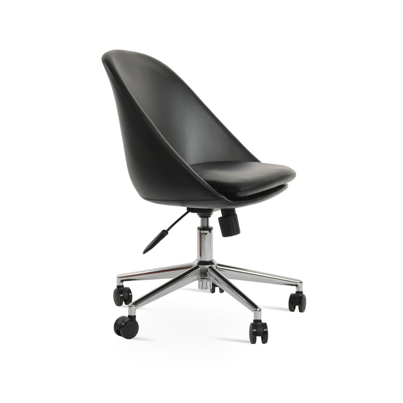 Chaise de travail, Aluminium, Noir