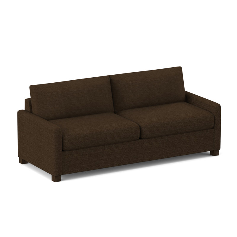 Wilkinson Upholstered 87'' Sofa, Antic Chocolate