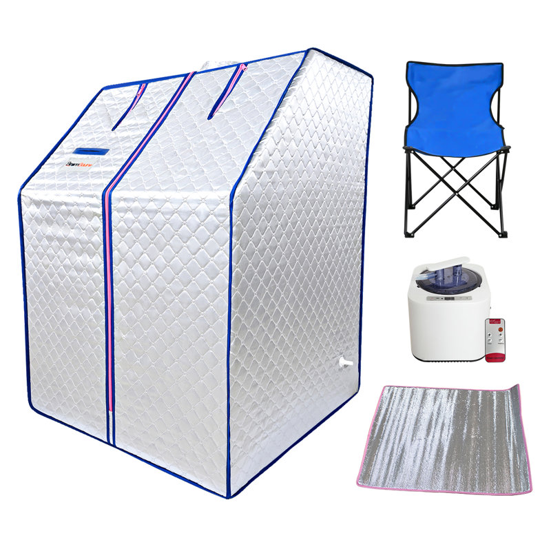 Home Spa Portable - Tente à vapeur avec chauffage, fauteuil, télécommande 29,14 po X 39,31 po Détails Utilisation Profondeur Largeur Hauteur Caractéristique
