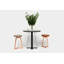 Sea Smoke Round Stone Dining Table-745234101-745234059