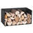 70cm W Metal Log Rack