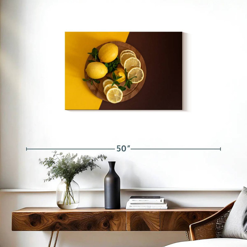 Yarlin Lemon Fruit Board, 20" H x 30" W