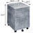 Silver 3-Drawer File Cabinet
