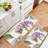 Purple Hydrangea Blooms, Kitchen Mats 2-Piece