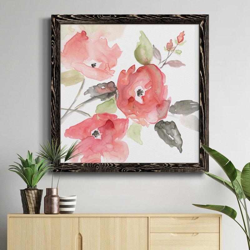 Spectrum NYC - Peinture sur toile encadrée, Cadre noir, H 17 po x l 17 po x P 1,5 po