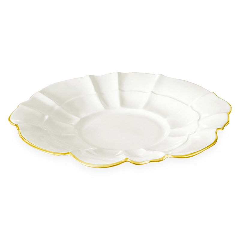 Grand plateau rond ENCANTO TUSCany (crème)