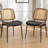 Shrihan Upholstered Rattan Dining Chairs-731431959