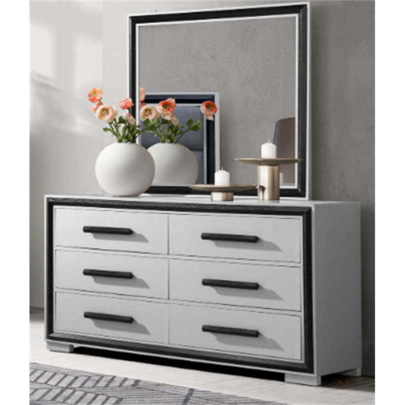 ADELAIDE GREY BLACK DRESSER
