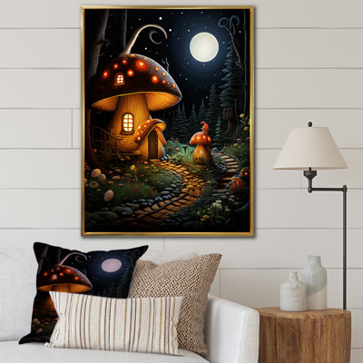 Mushroom Fantasy Landscape - Art mural paysage
