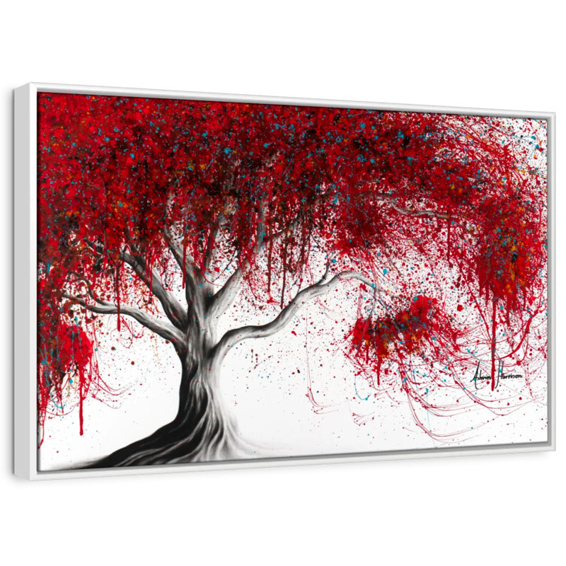 Arbre s'embrassant Harnek Magenta, H 9 po x l 13 po