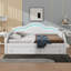 Lit de jour simple rembourré en tissu avec éclairage à DEL et deux tiroirs-2059342530-2059342531