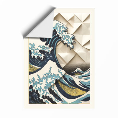 Wave And Geometry Japandi - Print