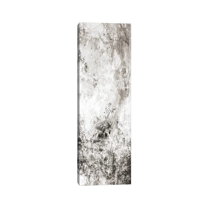Chaotic Calm Two Neutral by Mlli Villa - Panoramic Print on Canvas, 91.44cm H x 30.48cm W x 3.81cm D, Wrapped Canvas