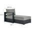 Ensemble de canapé modulaire d'extérieur 3 pièces Modway Tahoe-95616592-95616589