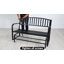 Banc de jardin en acier inoxydable