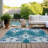 Washable Ikat Indoor / Outdoor Rug-109570052