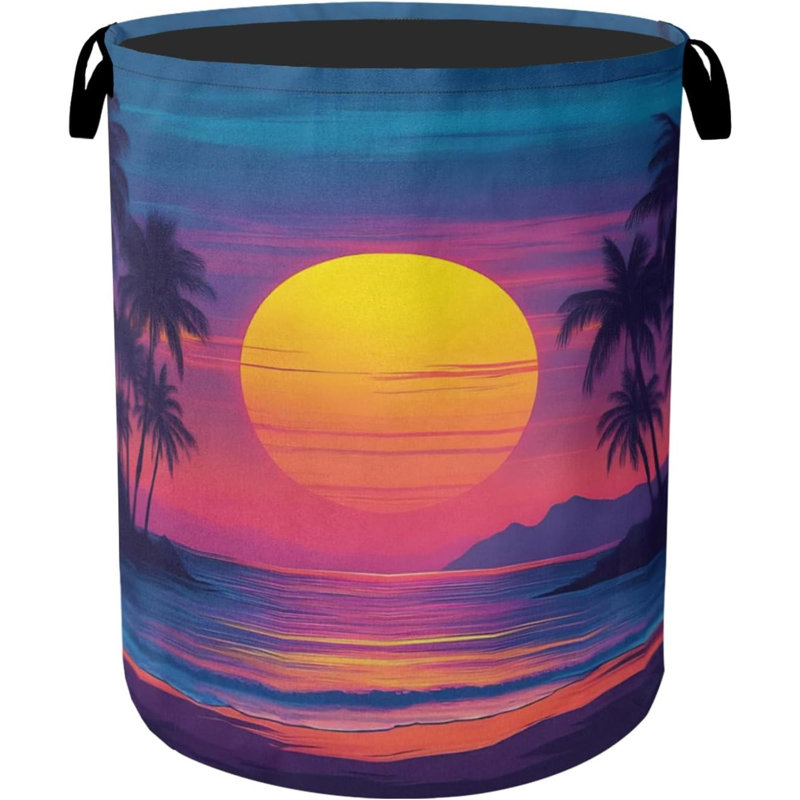 Panier à linge pliable Hawaiian Sunset