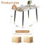 Table de salle à manger Tishona L 48,4 x l 30-957491113