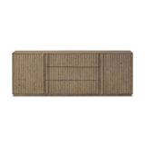 Leo Media Console-Smoked Black