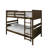 Lorain Twin Over Twin Solid Wood Standard Bunk Bed-223613689