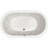 Lorraine 74'' x 44'' Whirlpool Acrylic Bathtub-9228777-88693981