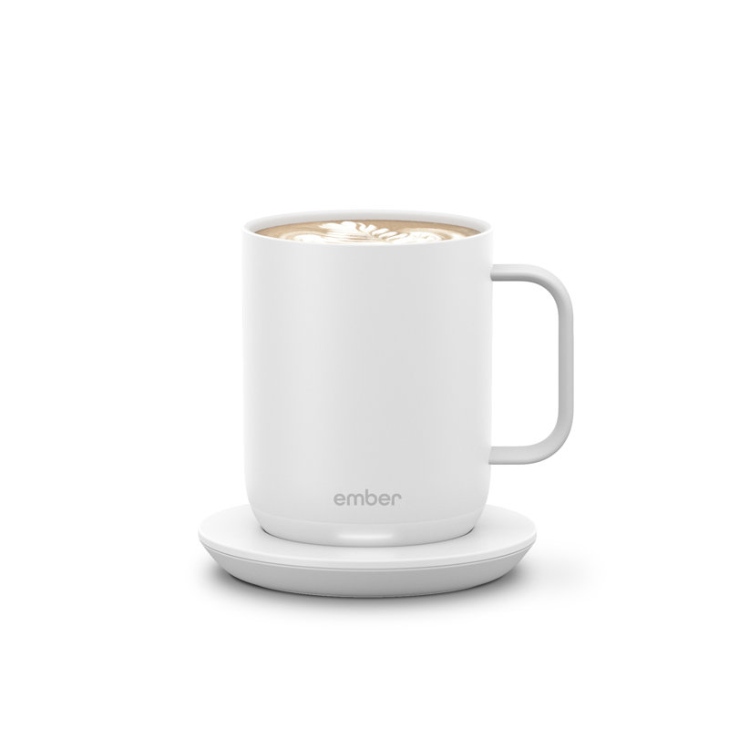 Ember Mug 2, Temperature Control Smart Mug, 10 Oz, White