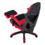 Metro Lane Adjustable Reclining Ergonomic Swiveling PC & Racing Game Chair in Black；red