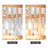 Eryca 3 - Light Dimmable Crystal Dining Room Drum Gold Chandelier UL Certified