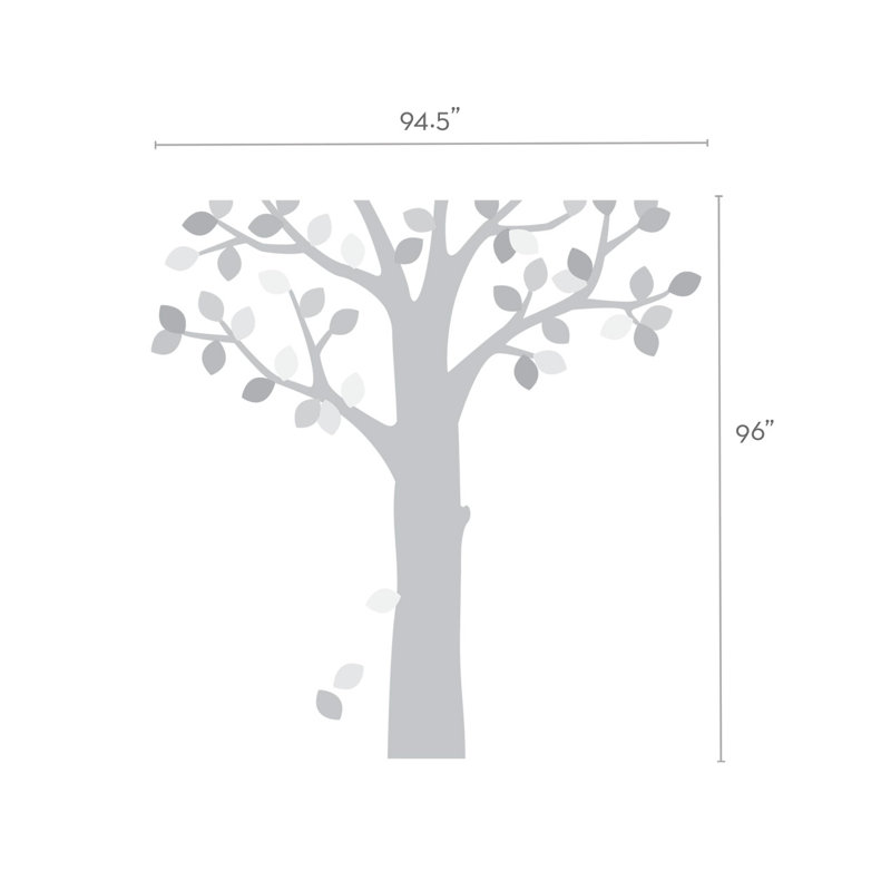 Plants & Flowers Non-Wall Damaging Accent, 96"H x 95"W