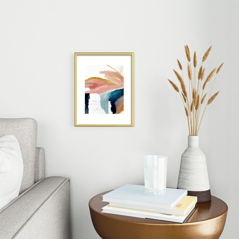 " Exhale ", 10" H x 8" W, Gold