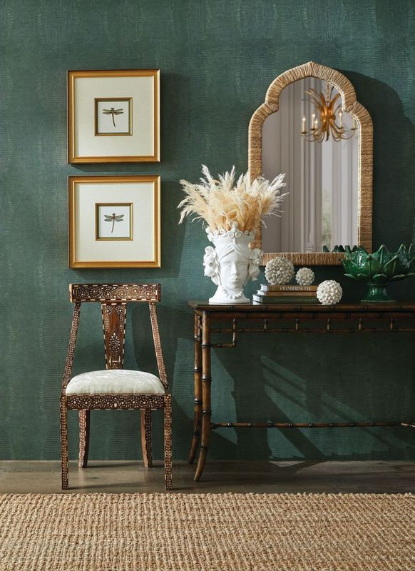 Handmade Ceramic / Porcelain Table Vase, Green