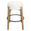 Tabouret Natalia en tissu bouclé-1156072-30128898