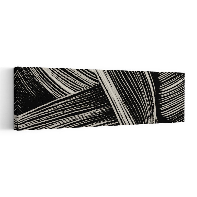 «Whorls Of Texture», art mural géométrique contemporain abstrait, H 16 po x l 48 po