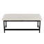 Banc en métal et similicuir-1921661174