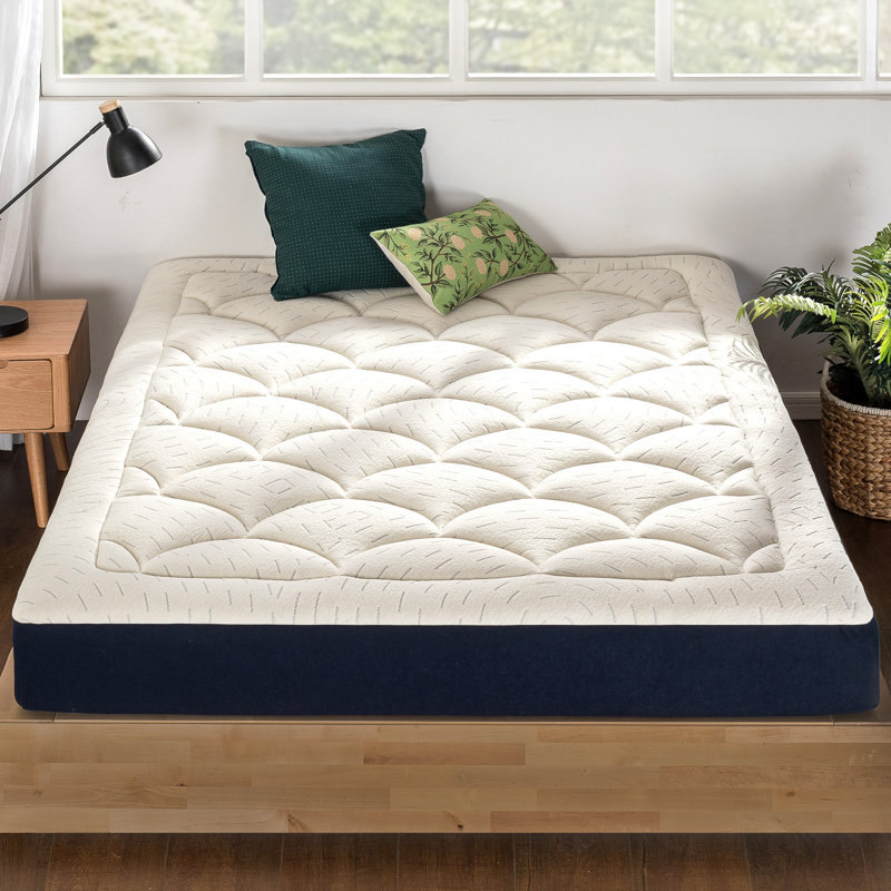 Matelas en mousse à mémoire de forme moyenne Alwyn Home Fresnel, Lit simple, 8"