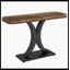Table de vestibule étroite avec base géométrique-782163906