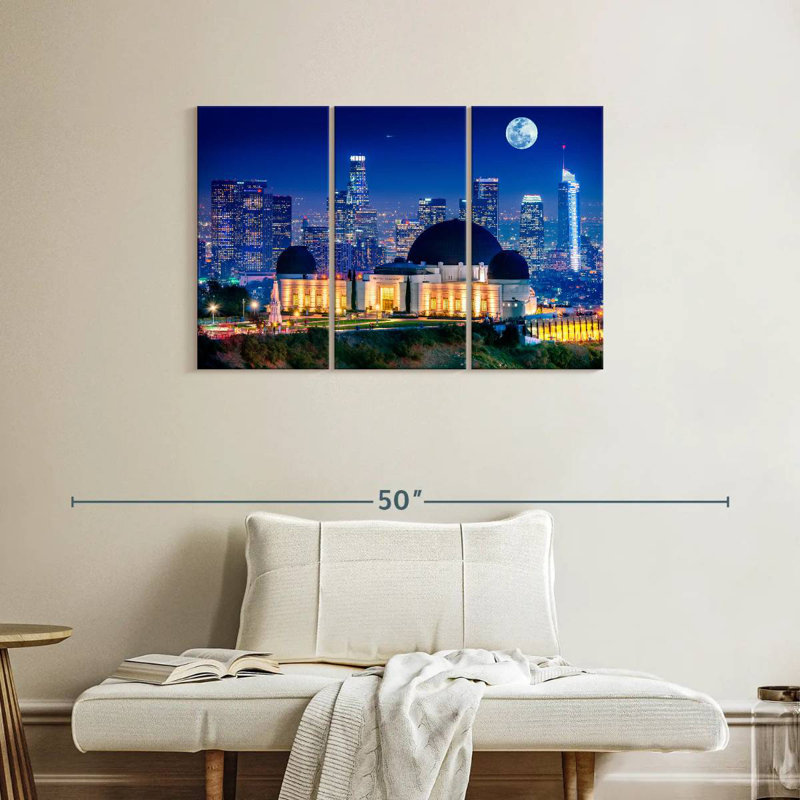 Sebbie Griffith Park Observatory, 24" H x 38" W