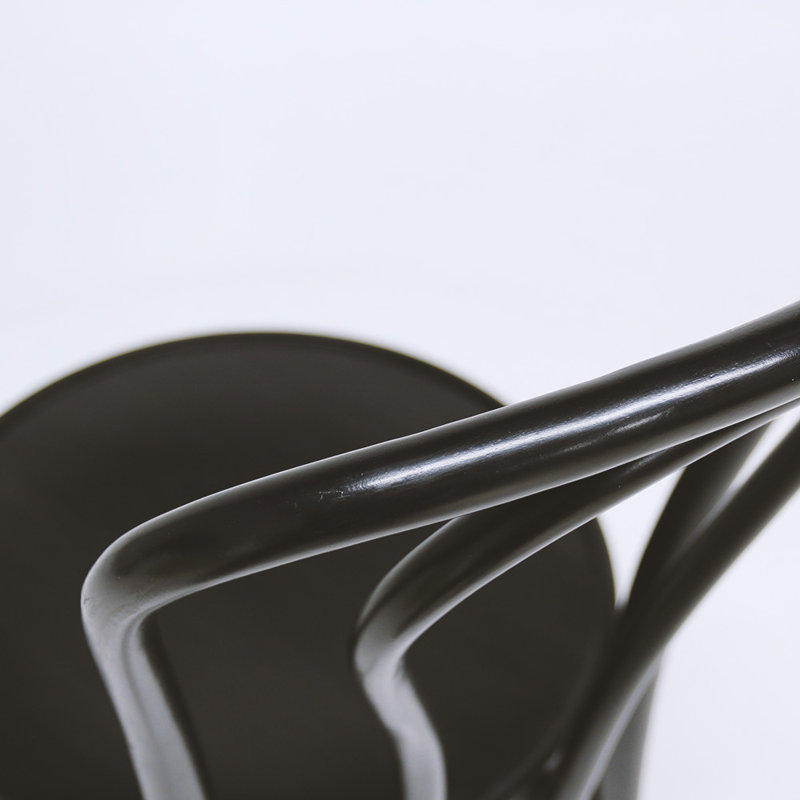 GB-118 VS LQ Side Chair, Black Lacquer