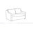 Serta® Carey 68.1in Queen Size Convertible Sofa with Dream Coils® and FingerGuard® Chenille Fabric-126283559