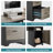 Bartolot 63'' L Shaped Home Office Desk with File&Storage Drawers and  Cabinet, Executive Desk with Monitor Stand and Open Compartments-112156766