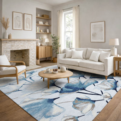 Tapis floral lavable à la machine de qualité supérieure Mayfield AMF2405