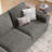 Dereon Square Arm Polyester Sofa-1599079066-1596217601
