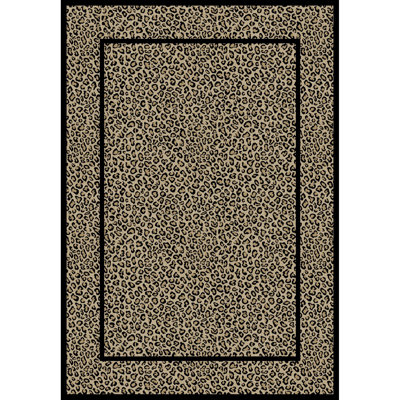 Tapis noir / beige Edmont
