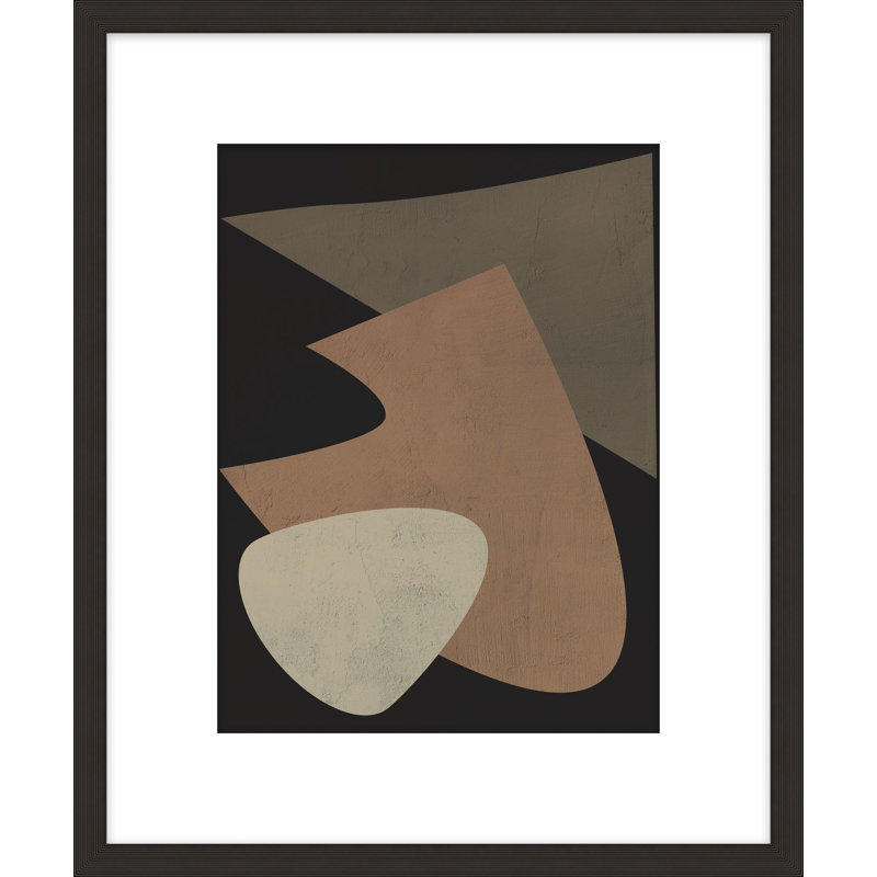 Texture And Shapes 4 Framed Graphic Art, 31.25" H x 27.25" W